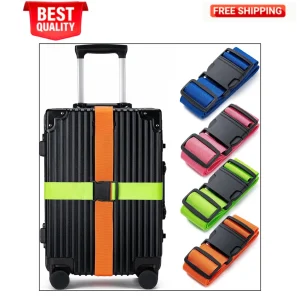 Luggage Straps for Suitcases 4 Pack TSA Approved Travel Essentials Luggage Strap
