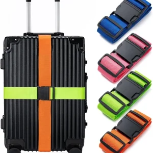 Luggage Straps for Suitcases 4 Pack TSA Approved Travel Essentials Luggage Strap